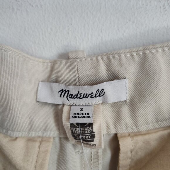 Ladies SZ 2 Madewell Tan Slouchy Straight-Leg Pant - Picture 5 of 5